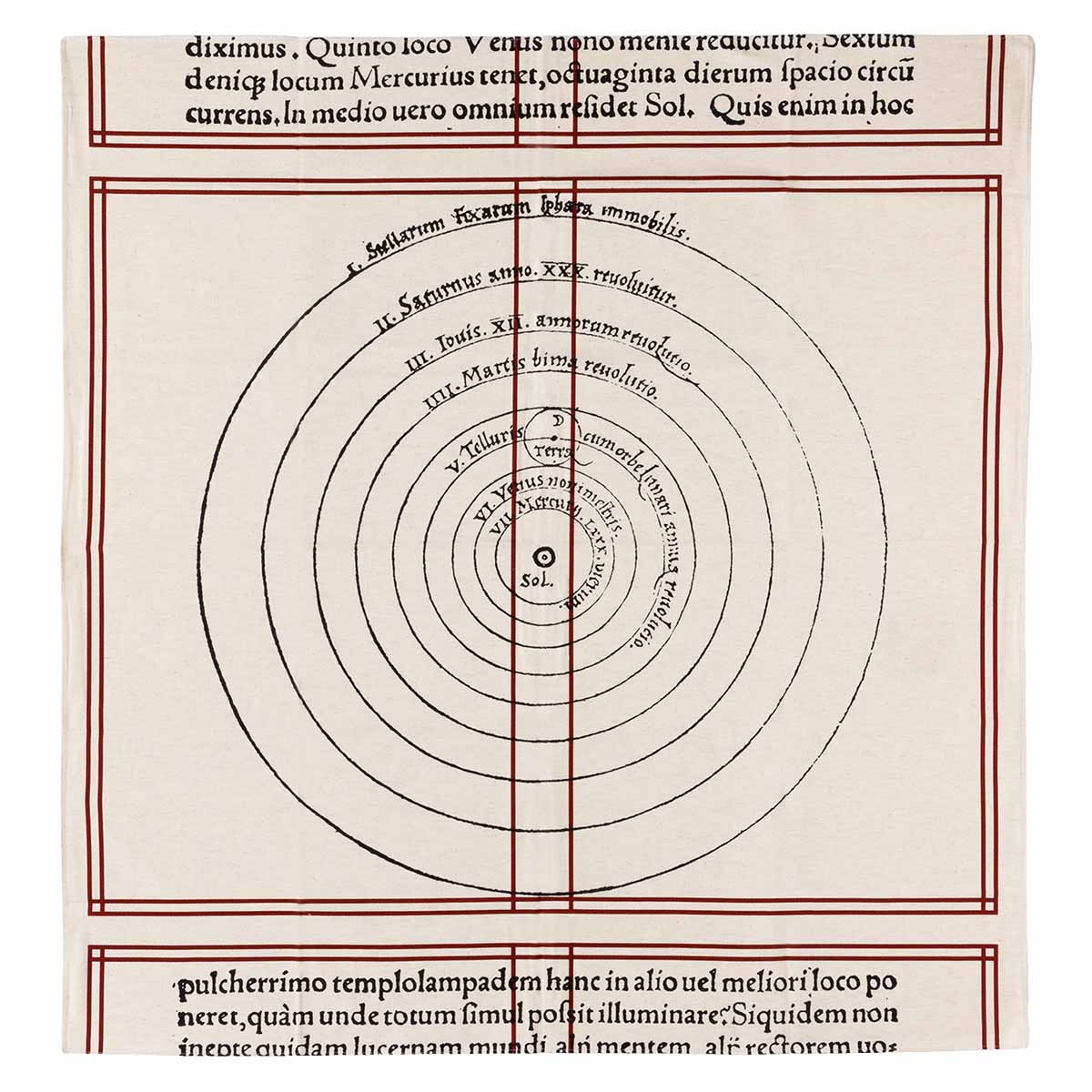 風呂敷　B. ニコラス?コペルニクス『天球回転論』1543年